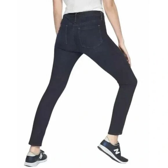 Athleta Sculptek Skinny Jean Overdye Wash size 10 - Picture 3 of 15